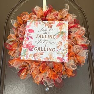 Handcrafted Fall Wreath